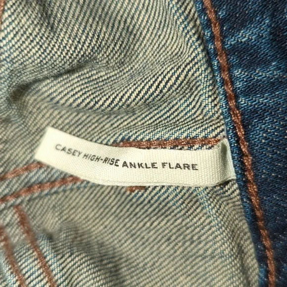Rag & Bone Jeans "Casey High-Rise Ankle Flare" Dark Wash size 33